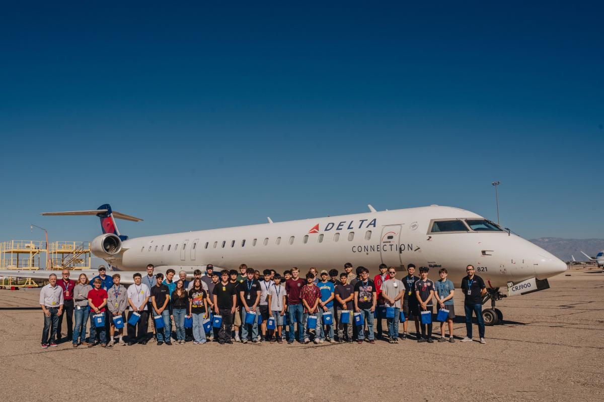 Exploring Aviation Careers: Walden Grove High School Students Tour MHIRJ